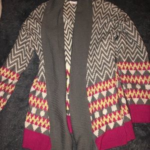 Multi-colored cardigan